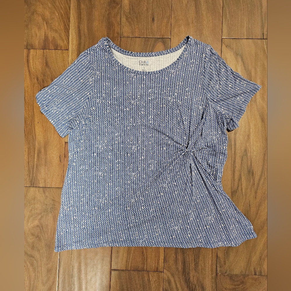 Croft & Barrow 1x Scrunch Top